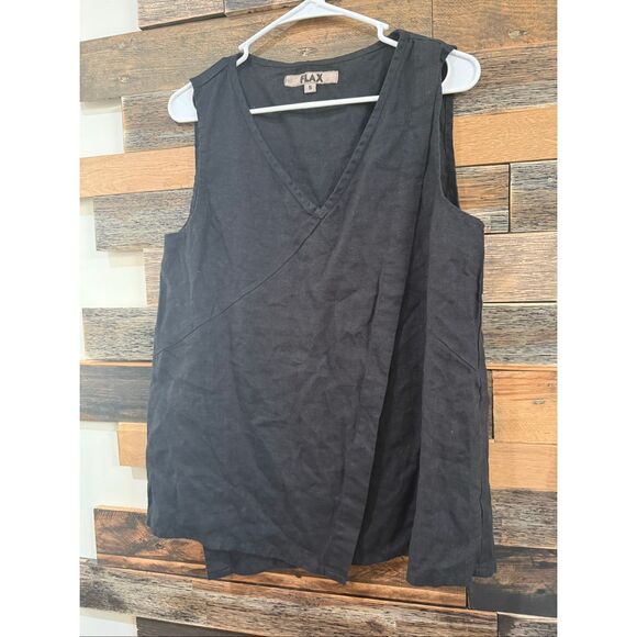 Flax NWOT linen sleeveless top size small - Picture 2 of 5